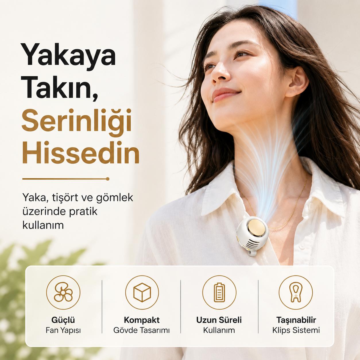 Klipsli Yaka Fanı